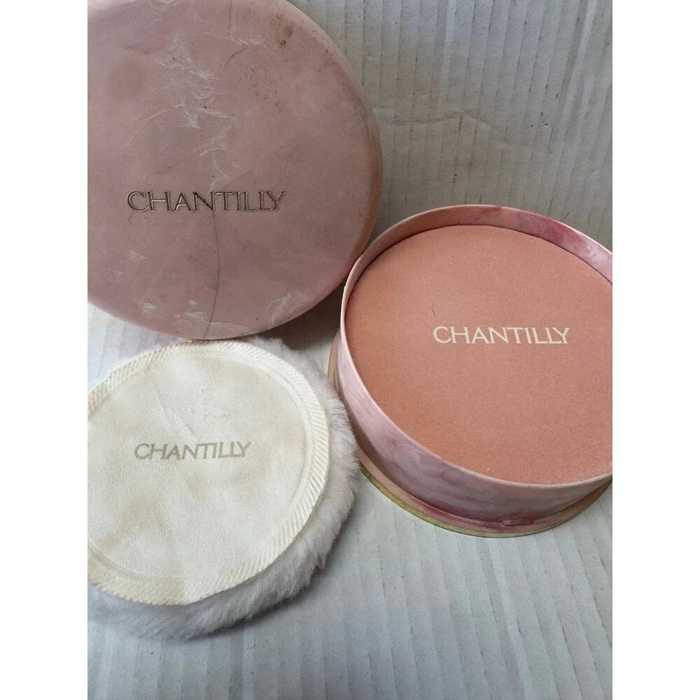 Vintage CHANTILLY Dusting Powder NOS 5 oz 142g With Puff SEALED INTERIOR